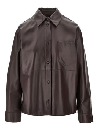 Max Mara patch-pocket overshirt - Bruin