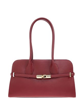 Furla leather top-handle bag - women - Leather/Polyester - One Size - Red