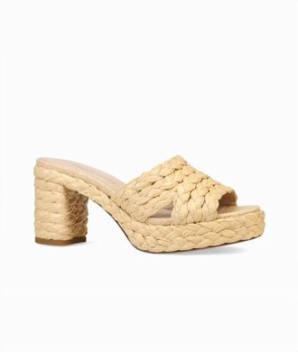 Pelle Moda Womens Camren Platform Heel In Natural