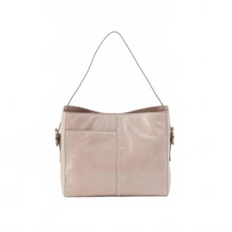 Hobo Womens Render Shoulder Bag In Stone Gloss