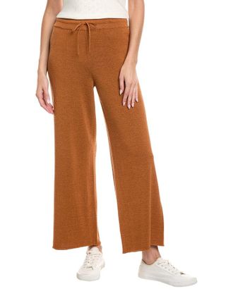 Lafayette 148 New York Double Knit Wide Leg Pull-On Pant