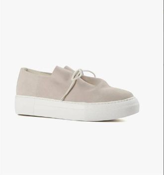 All Black Womens Gathered Sneaker In Grey