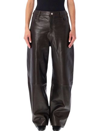 Arma Ece Lambskin Leather Barrel Pants