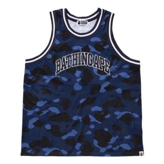 A Bathing Ape Color Camo Jersey Blue 1I30-108-019-BLU