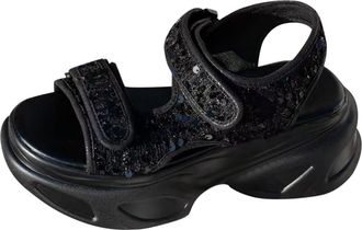 Generic Foreign Trade Plus Size High Heels Cool Slippers Spring And Summer New Styles Thick On Slippers For Women Toe Ring Sandals for Women Heel (Light Ashy,