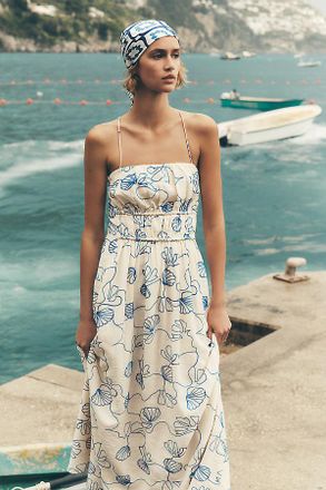 Line & Dot Oia Mykonos Maxi Dress