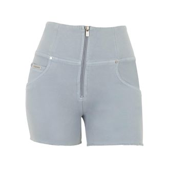 Freddy Shorts WR.UP in tessuto denim navetta ecologico vita super alta con zip