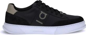 Ferragamo Gancini Sneakers - Heren - Sneakers - Zwart - 40 EU - Su&egrave;de - Schoenen