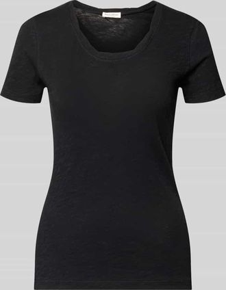 Marc O'Polo Regular Fit T-Shirt aus reiner Baumwolle in Black, Gr&ouml;&szlig;e XXL