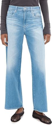 AG - Adriano Goldschmied Saige Mid-Rise Wide Leg Crop in Expedition Womens Jeans Expedition : 27 27, Cotton/Denim/Elastane