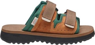 Suicoke Unisex Mogi Sandalen - Dames - Sandalen - Bruin - 39 EU - Leer - Schoenen