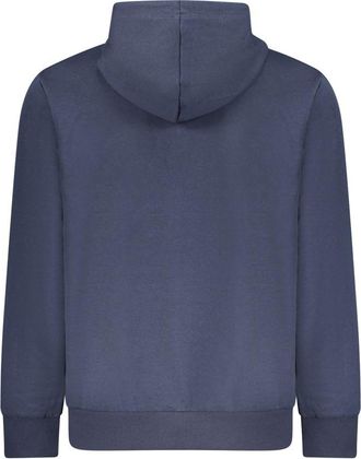 Timberland Logo-Print Cotton-Blend Hoodie - Blue