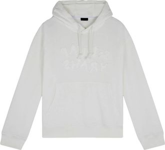 Paul & Shark Katoenen Sweatshirt met Borduursel - Heren - Hoodies - Wit - M - Katoen - Hoodies & sweatvesten