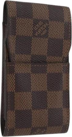 Louis Vuitton Pre-owned Sigarettenetui - Dames - Vintage Accessoires - Bruin - ONE Size - Vintage