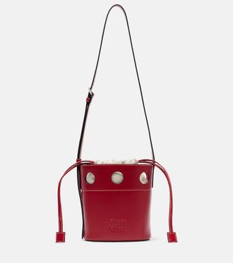 Miu Miu Bolso saco de piel con aberturas