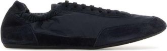 Prada Navy Blue Lace-up Sneakers