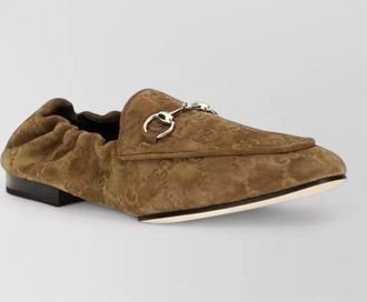 Gucci leather slip-on loafers