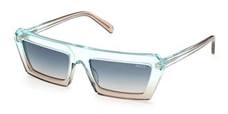 Pucci Emilio Pucci EP0175 89P Womens Sunglasses Blue Size 56