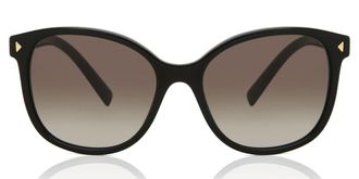 Prada PR 22ZS 1AB0A7 Womens Sunglasses Black Size 53