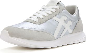 FitFlop Fitflop Retro-Q FF Nylon Dames Sneakers Zilver/Stadswit