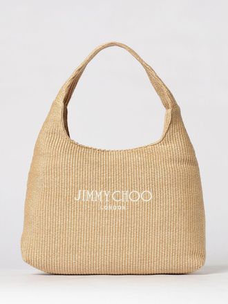 Jimmy Choo London Borsa Beach Diamond Jimmy Choo in rafia