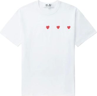 Comme Des Garçons unisex, Tops, Wit, Maat: XL Katoen