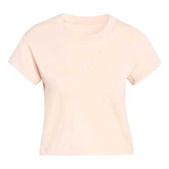 adidas (WMNS) adidas Future Icons Small Logo Baby T-Shirt Blush Pink Peach KD7756