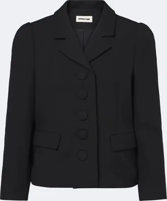 Shushu/Tong Wool and silk jacket