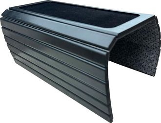 OEM Caja De Almacenamiento Para Brazo De Sof&aacute; - Madera Flexible - Antideslizante Doble Cara - 44 X 34 X 0,8 Cm - Compatible Con Brazos De 16 A 40 Cm - Neg
