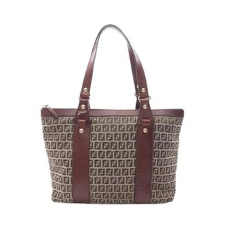Fendi Pre-owned Handbags, female, Brown, Size: ONE SIZE Pre-owned Vintage Tote Bag