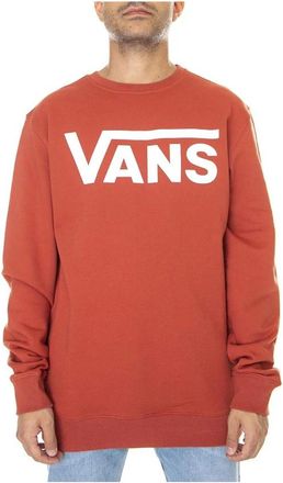 Vans Sweatshirt met Ronde Hals - Heren - Sweatshirts - Rood - M - Katoen - Hoodies & sweatvesten