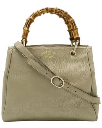 Gucci Bamboo Small Shopper Handbag (Authentic Pre-Loved)