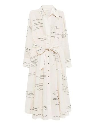 Zimmermann Dream shirt dress - Neutrals