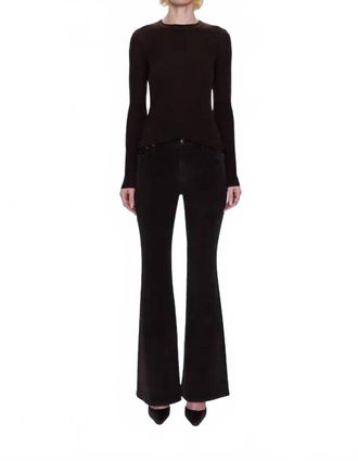 Pistola Denim Kinsley Corduroy Flare Jeans In Mocha