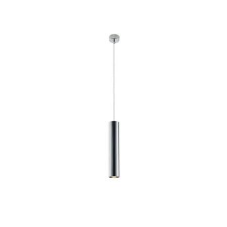 Netlighting Fluke Slim Round Ceiling Pendant Glass Chrome GU10 in Silver