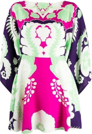 Valentino Dames, Jurken, Veelkleurig, Maat: 2XS Zijde