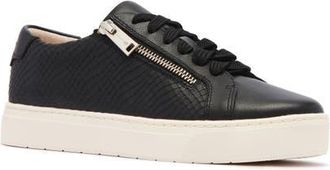 FRANKiE4 Billie II Zip Sneaker in Black Emboss at Nordstrom, Size 6.5
