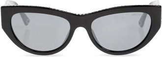 Jimmy Choo London Jc 5034Bu Zonnebril - Dames - Zonnebrillen - Zwart - 54 MM - Accessoires