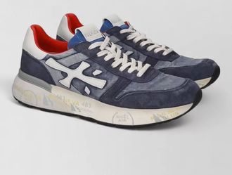 Premiata mick 8006 sneakers suede panels contrast sole