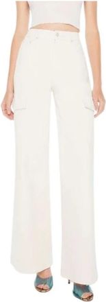 Mother Dames Denim Jeans - Dames - Wijde Broeken - Beige - W26 - Denim - Broeken