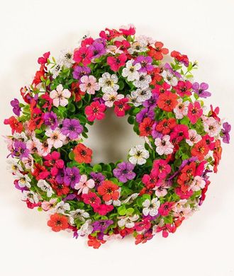 Nearly Natural 14In Artificial Blooming Daisy Wreath