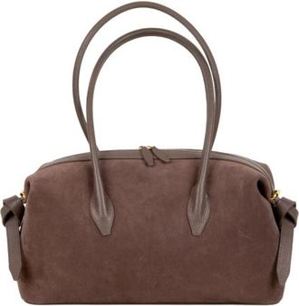 Yuzefi Ladies BRIOCHE DUFFLESUEDENUTMEG