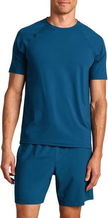 Rhone Reign Performance T-Shirt in Cape Blue at Nordstrom, Size X-Large