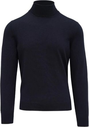 Barba Maglia - Heren - Coltruien - Blauw - 2XL - Wol - Truien & Vesten
