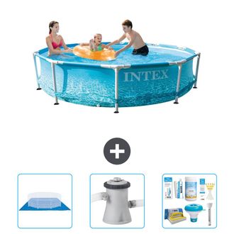 Intex Piscina Con Estructura Redonda - 305x76 Cm - 6-piezas S21318