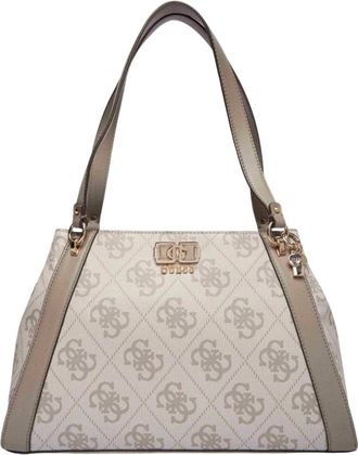 Guess Karnilla Logo Carryall - Dames - Schoudertassen - Grijs - ONE Size - Tassen