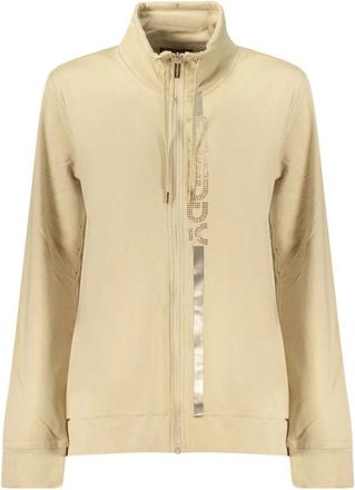 Freddy Sweatshirt met rits - Dames - Vesten met rits - Beige - M - Katoen - Hoodies & sweatvesten