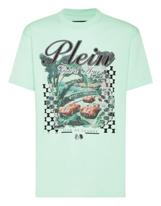 Philipp Plein T-Shirt Ronde Hals D Azur
