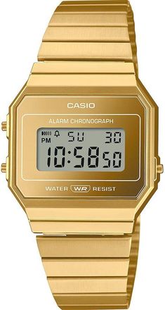Casio Collection Vintage WoMens Gold Watch A700WEVG-9AEF Stainless Steel - One Size