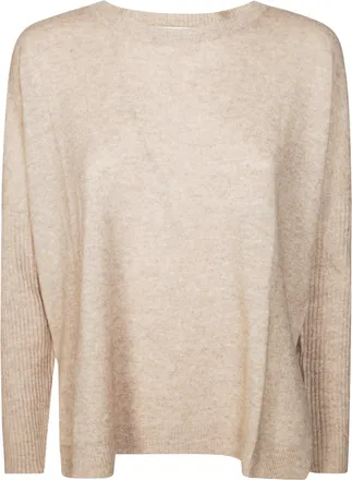 Absolut Cashmere Crew Neck Over Glove Sleeve